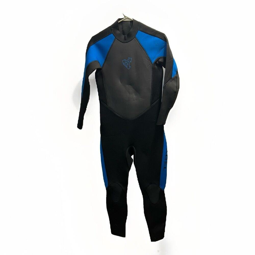 XCEL Black Blue Warm Full Body Wetsuit Quick-Dry Scuba-Dive Surf Gear Size 16